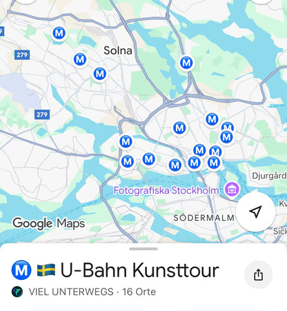 Stockholm Sehenswürdigkeiten Karte – 100+ Highlights in Google Maps mit 1 Klick