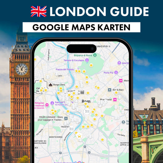 London Sehenswürdigkeiten Karte – 100+ Highlights in Google Maps mit 1 Klick