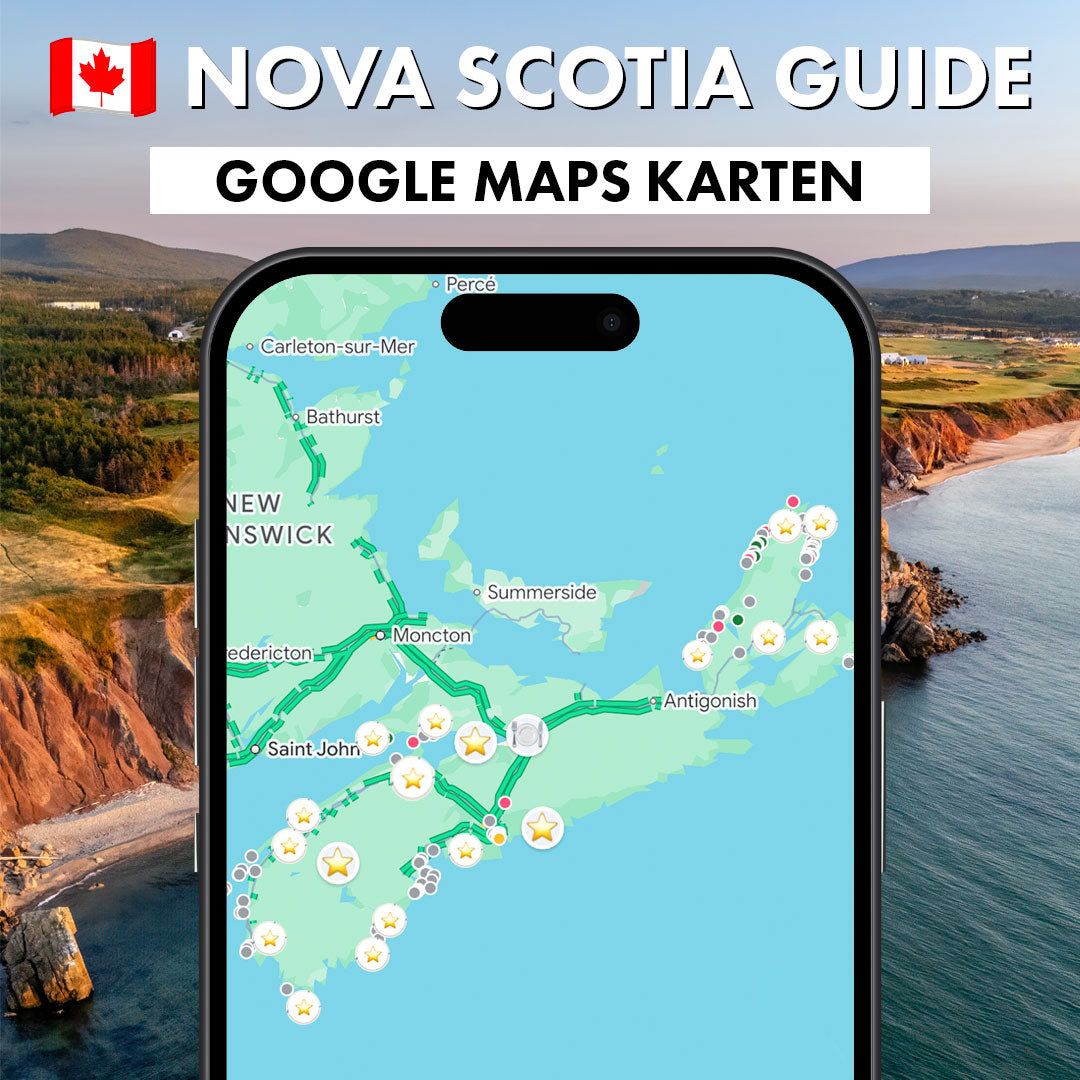 Nova Scotia Guide mit +200 Orten: Sehenswürdigkeiten, Wanderungen, Essen
