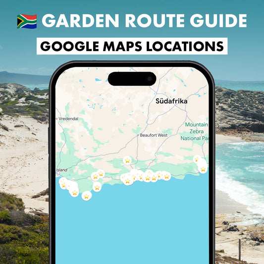 Garden Route Südafrika: Google Maps Karte mit Sehenswürdigkeiten, Essen & Geheimtipps