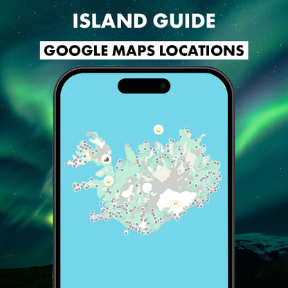 Island Guide: Google Maps Karte (App) mit Sehenswürdigkeiten, Essen, Campingplätze